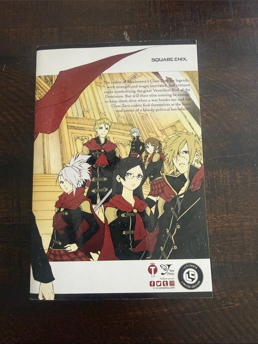Vermilion-Accented Graphic Novel
